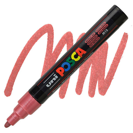 uni-posca-pc-5m-marcadores-medios-clasico-rojo-metalico