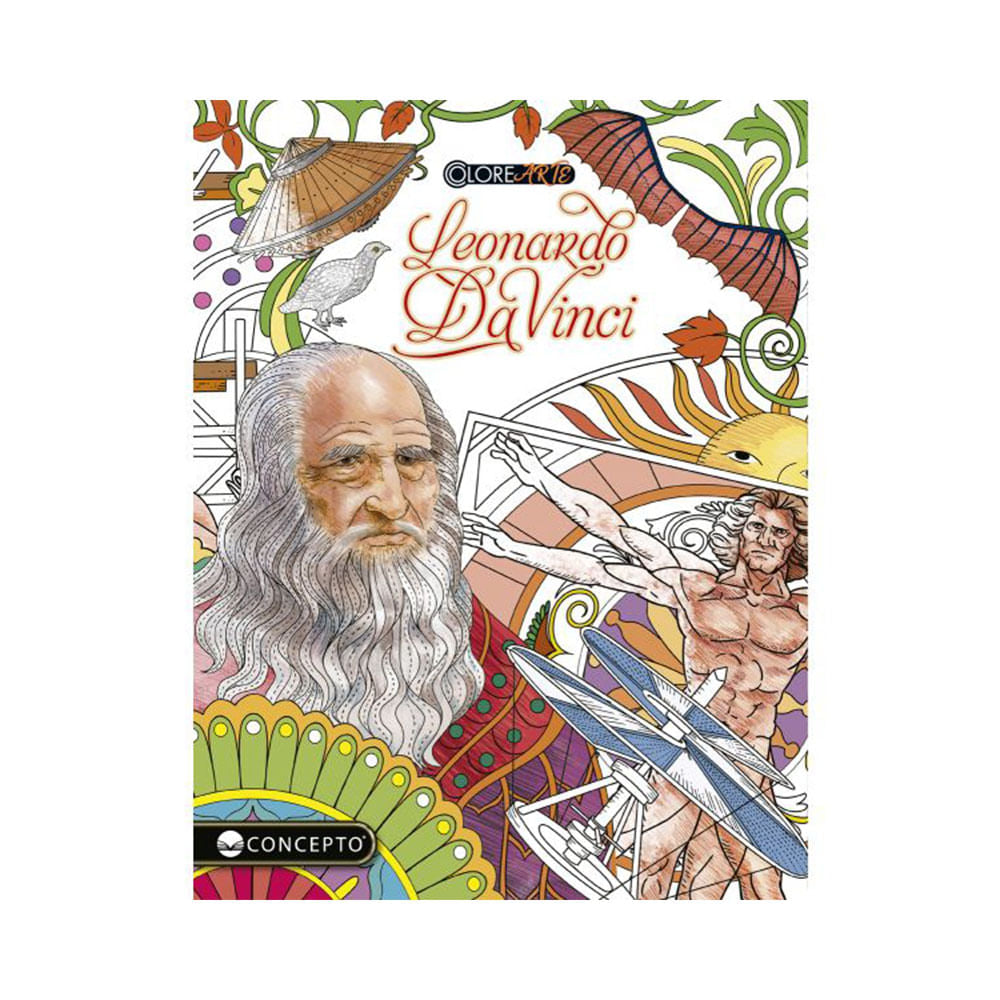 varios-autores-libro-colorearte-leonardo-da-vinci
