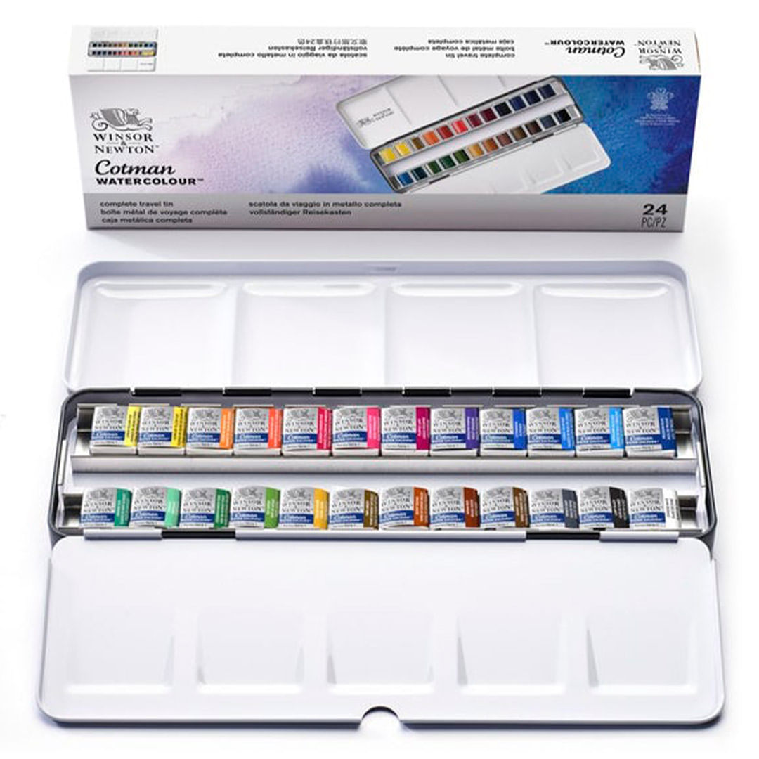 winsor-newton-cotman-set-24-acuarelas-esbozo-caja-metalica-medias-pastillas