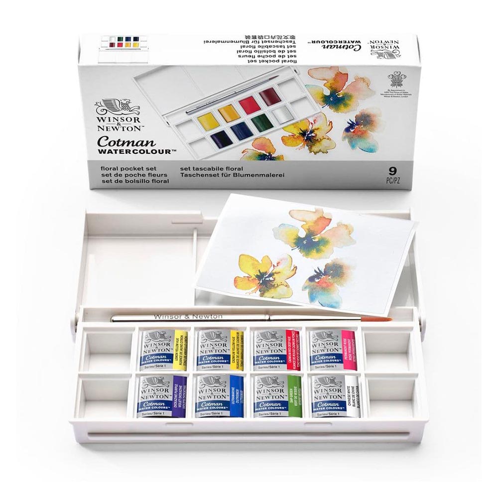 winsor-newton-cotman-set-8-acuarelas-pastilla-floral