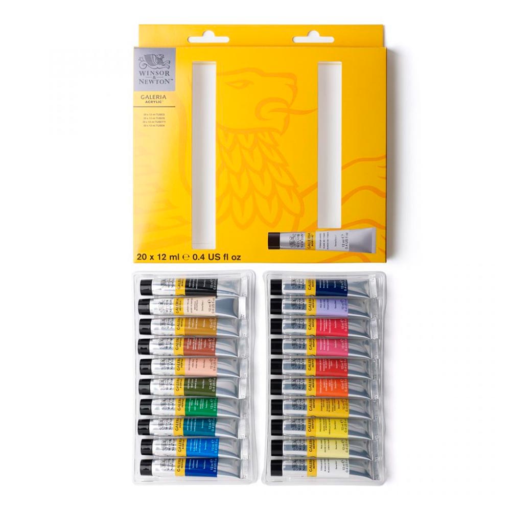 winsor-newton-galeria-set-20-acrilico-en-tubos-de-12-ml