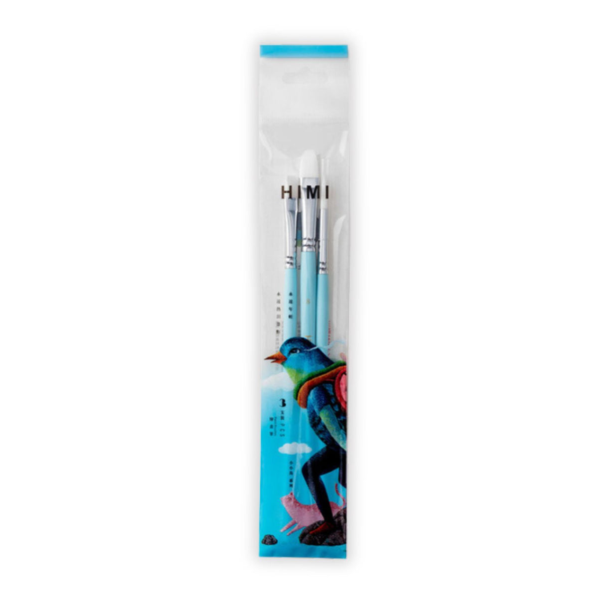 Himi - Set 3 Pinceles Little Bird Blue Express Edition