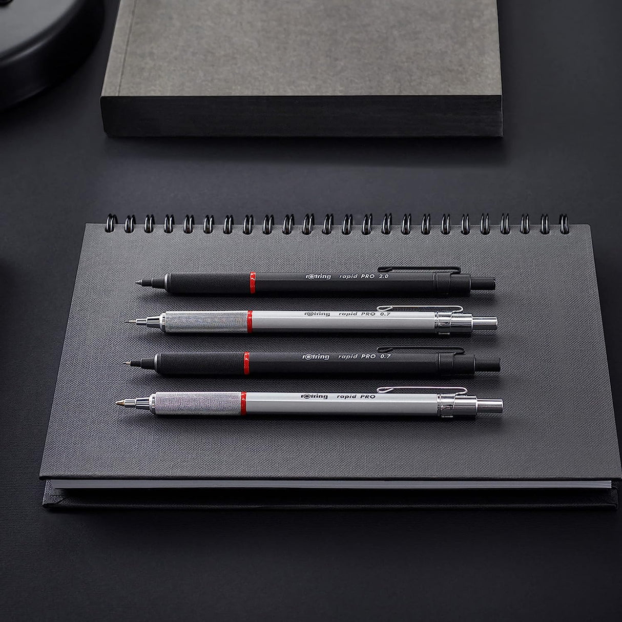 Rotring Rapid Pro - Portaminas 2,0 mm Negro