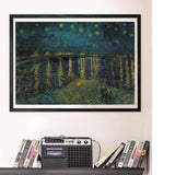 Clementoni - Puzzle 1000 Piezas Noche Estrellada Sobre el Ródano Museum Collection