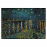 Clementoni - Puzzle 1000 Piezas Noche Estrellada Sobre el Ródano Museum Collection