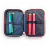 Mooving - Estuche para Lápices Eva Doble Cierre Stitch