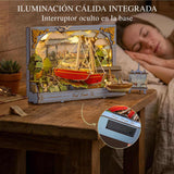 Rowood Artistic 3D Painting - Miniatura Armable Red Boats
