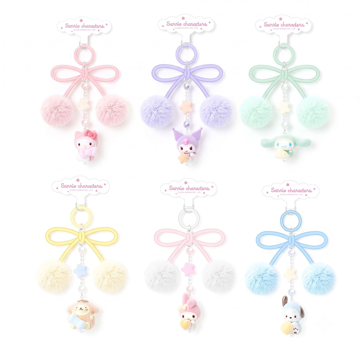 Sanrio - Blind Box Phone Chain Mini Sanrio Characters Fluffy Little Darling Series