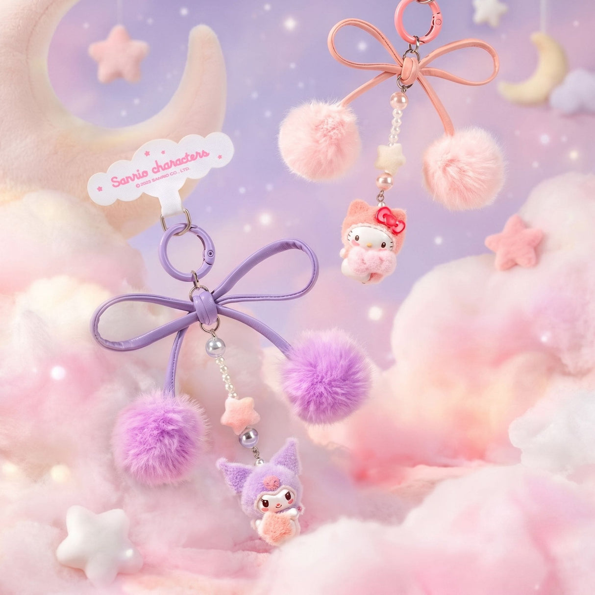 Sanrio - Blind Box Phone Chain Mini Sanrio Characters Fluffy Little Darling Series