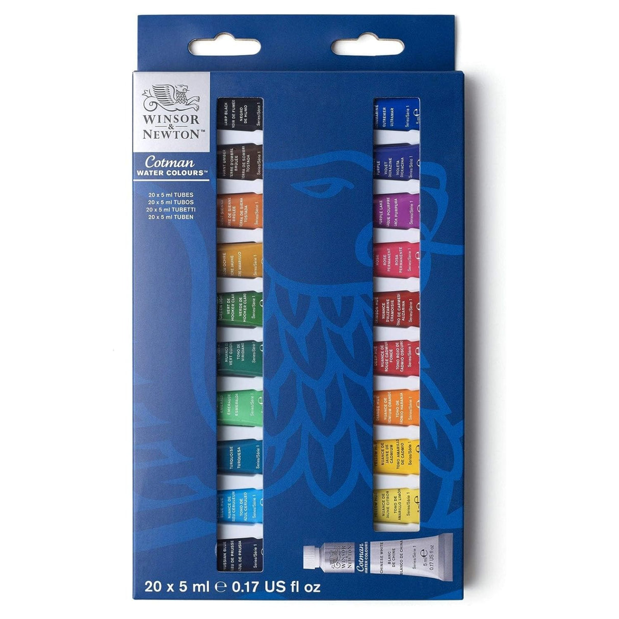 Winsor & Newton Cotman - Set 20 Acuarelas en Tubos 5 ml