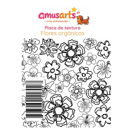 Amusarts - Placa de Texturas para Arcilla Polimérica