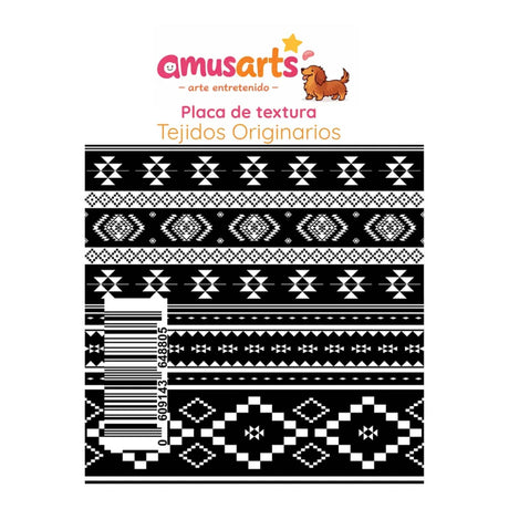 Amusarts - Placa de Texturas para Arcilla Polimérica
