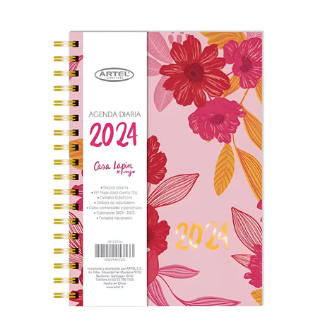Artel - Agenda 2024 Diaria Espiral
