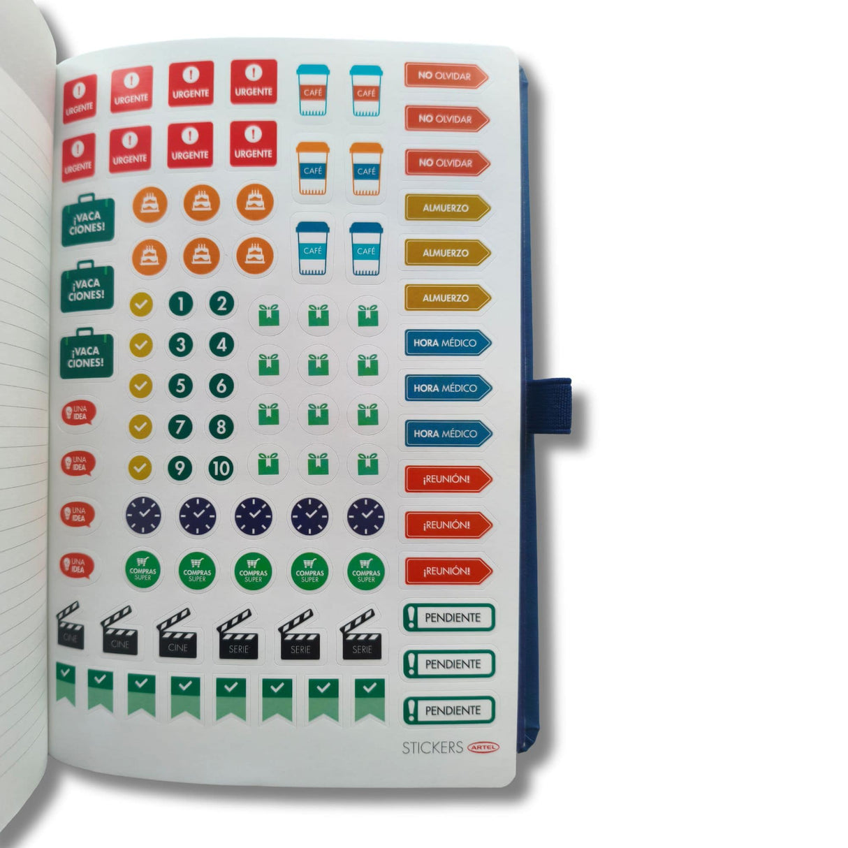 Artel - Agenda 2026 Diaria Azul