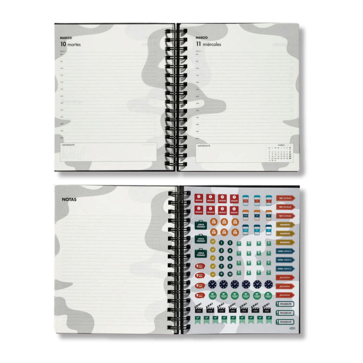 Artel - Agenda 2026 Diaria Espiral Pez Koi