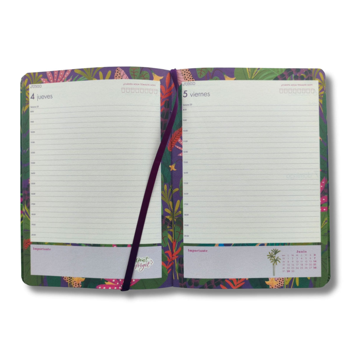 Artel - Agenda 2026 Diaria Jungla Tropical