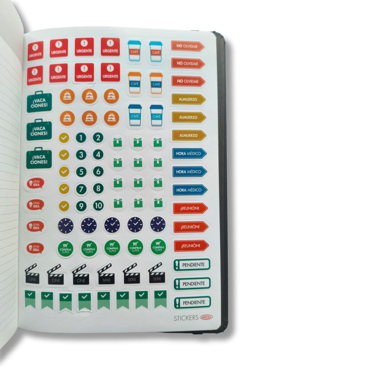 Artel - Agenda 2026 Semanal Negra