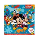 Artel - Block de Stickers Reutilizables Mickey Jr y sus Amigos