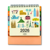 Artel - Calendario 2026 Escritorio Ciudades