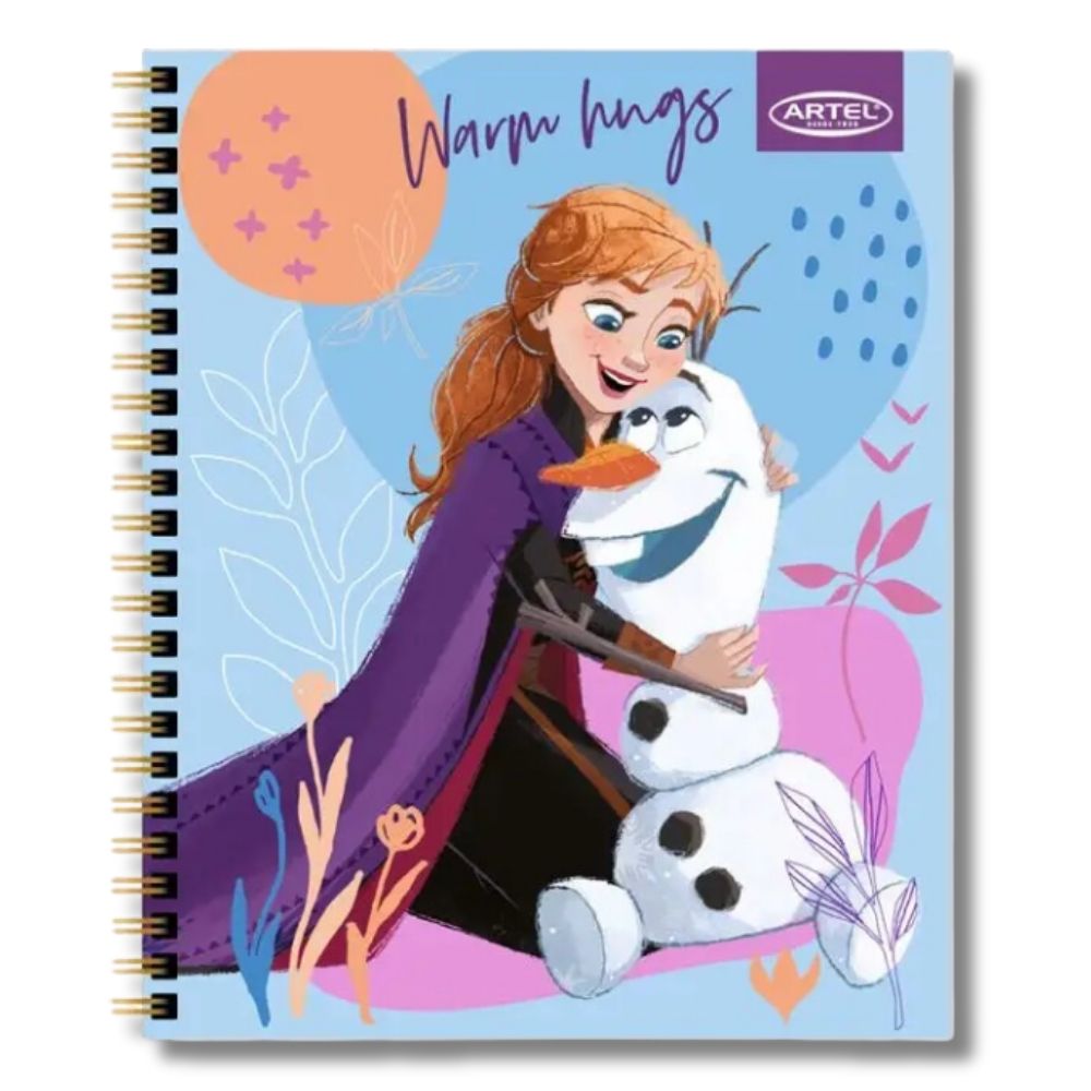 Artel - Cuaderno Universitario Disney 100 hojas 7 mm Frozen