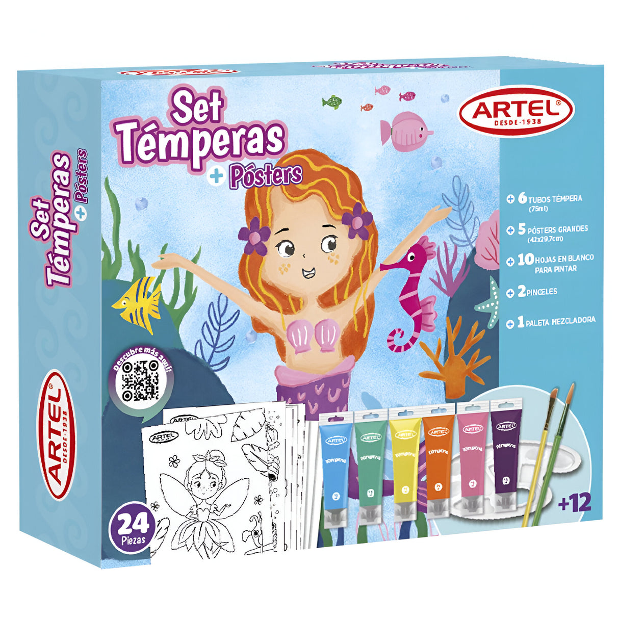 Artel - Kit Témperas Sirena