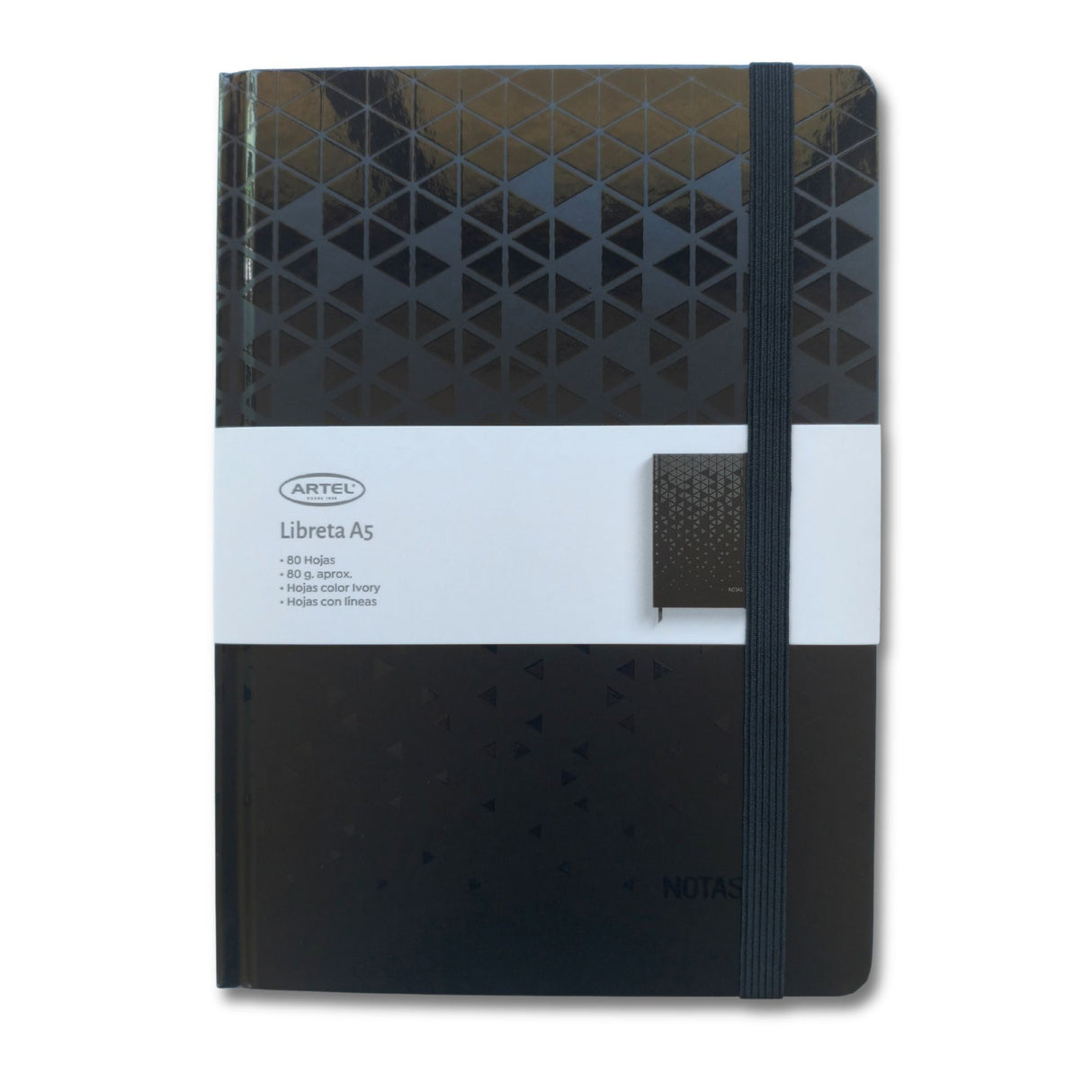 Artel - Libreta A5 Líneas Black Triangles
