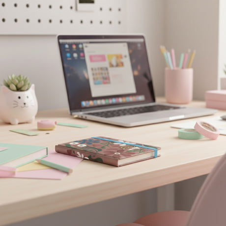 Artel - Libreta A5 Líneas Flores