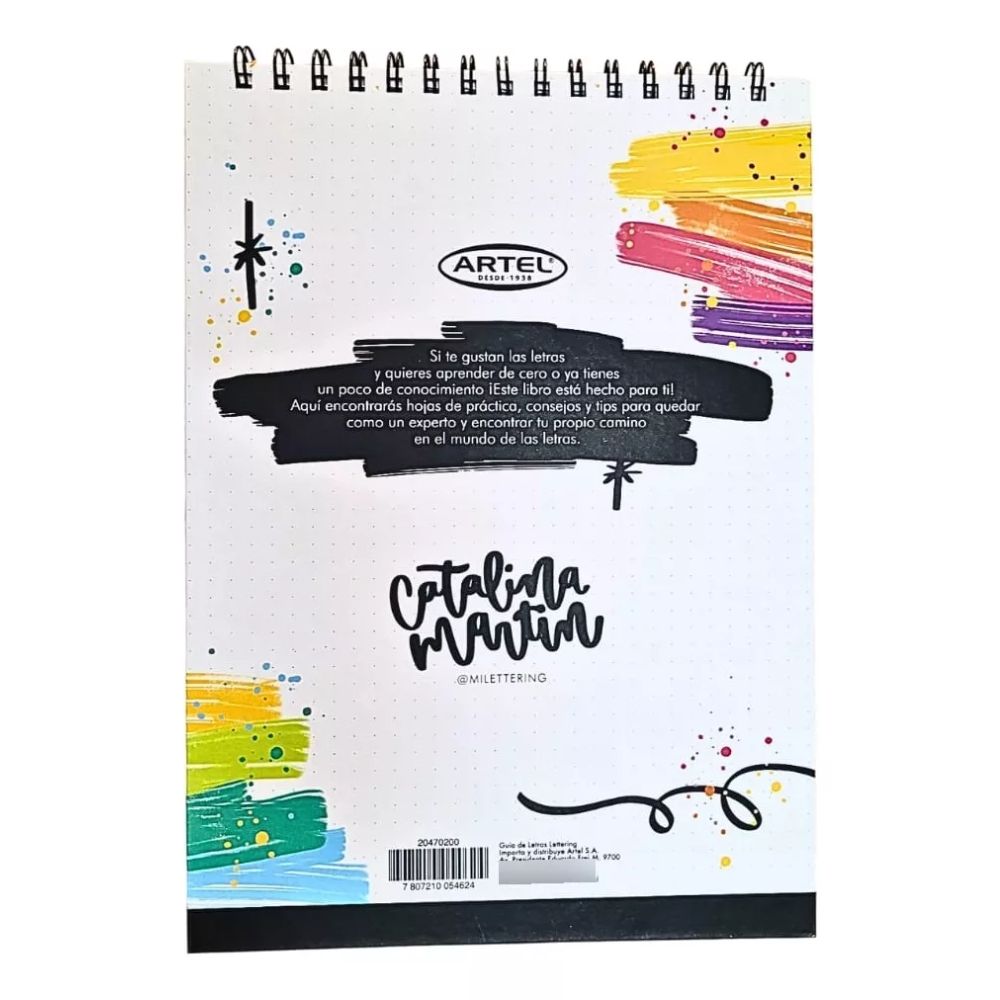 Artel - Libro Lettering Guía de Letras Catalina Martin
