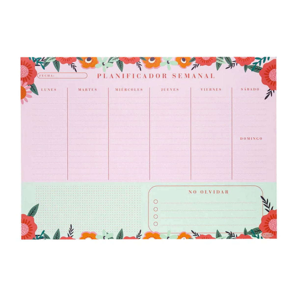 Artel - Planificador Semanal Flores