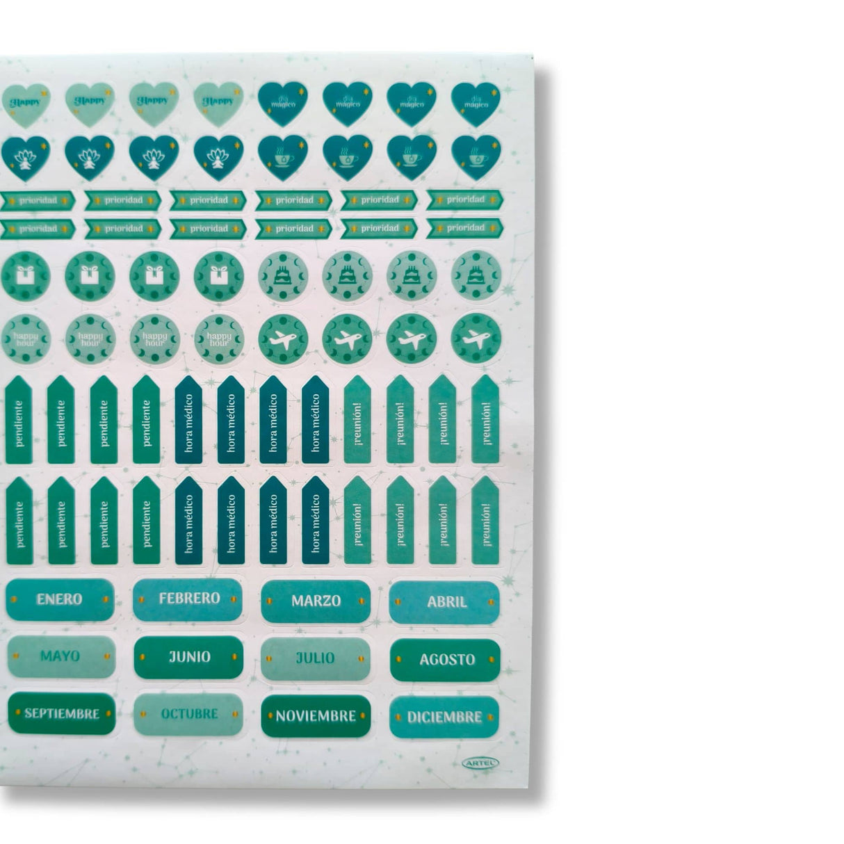 Artel - Planner 12 Meses Cósmico