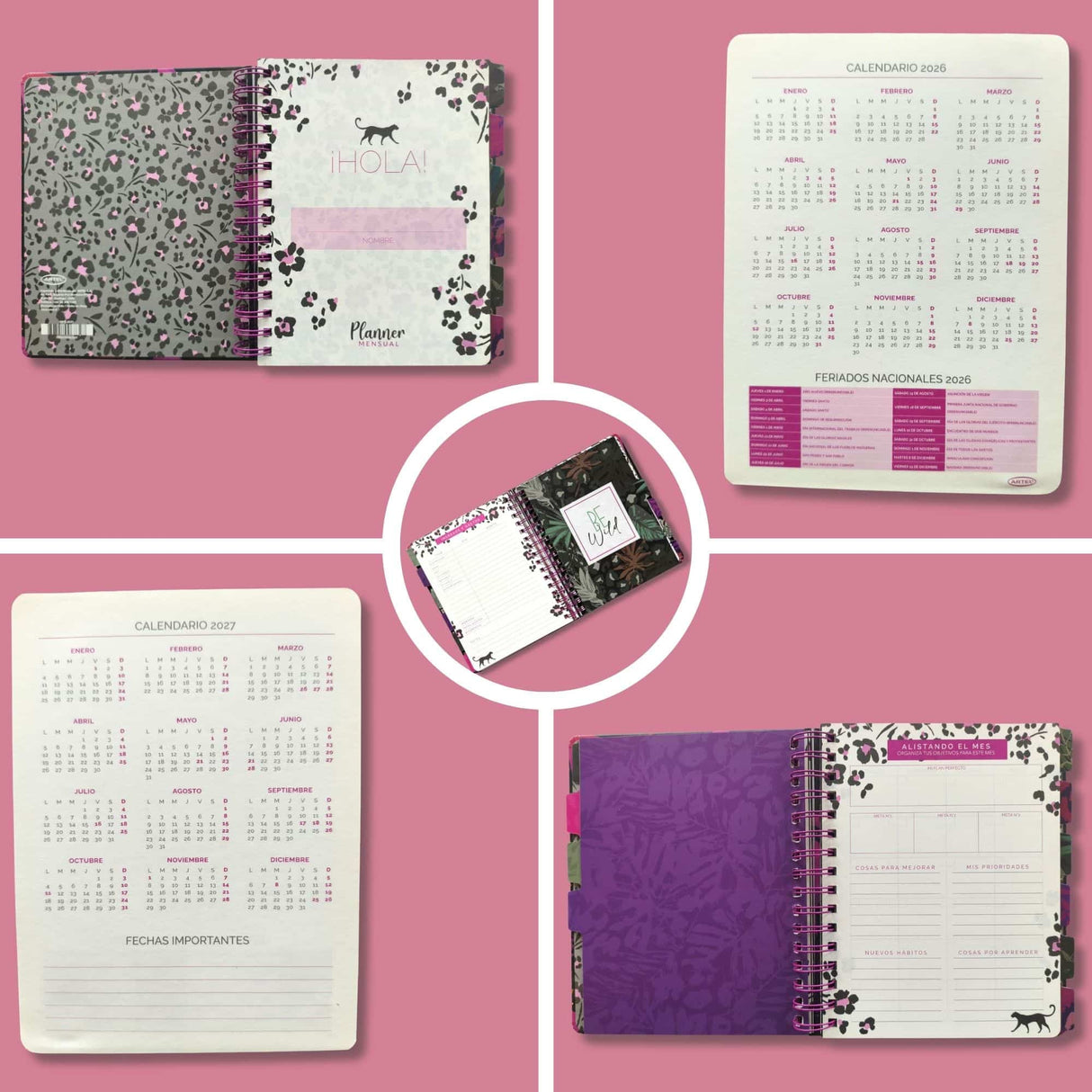 Artel - Planner 12 Meses Tiger