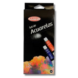 Artel - Set 12 Acuarelas en Tubos 12 ml