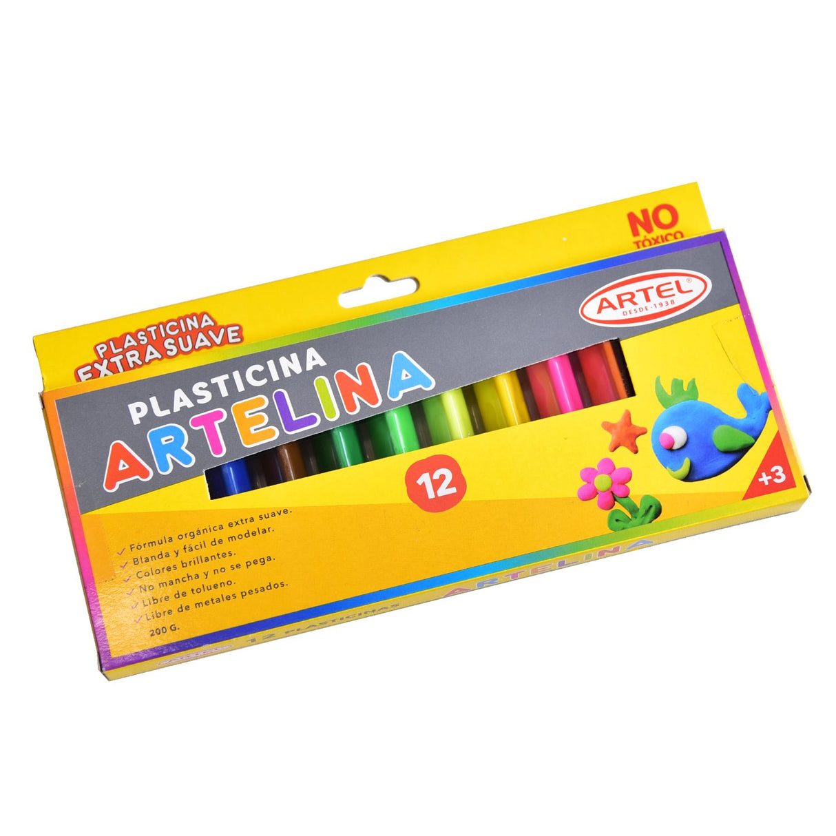 Artel - Set 12 Plasticinas Artelina Colores