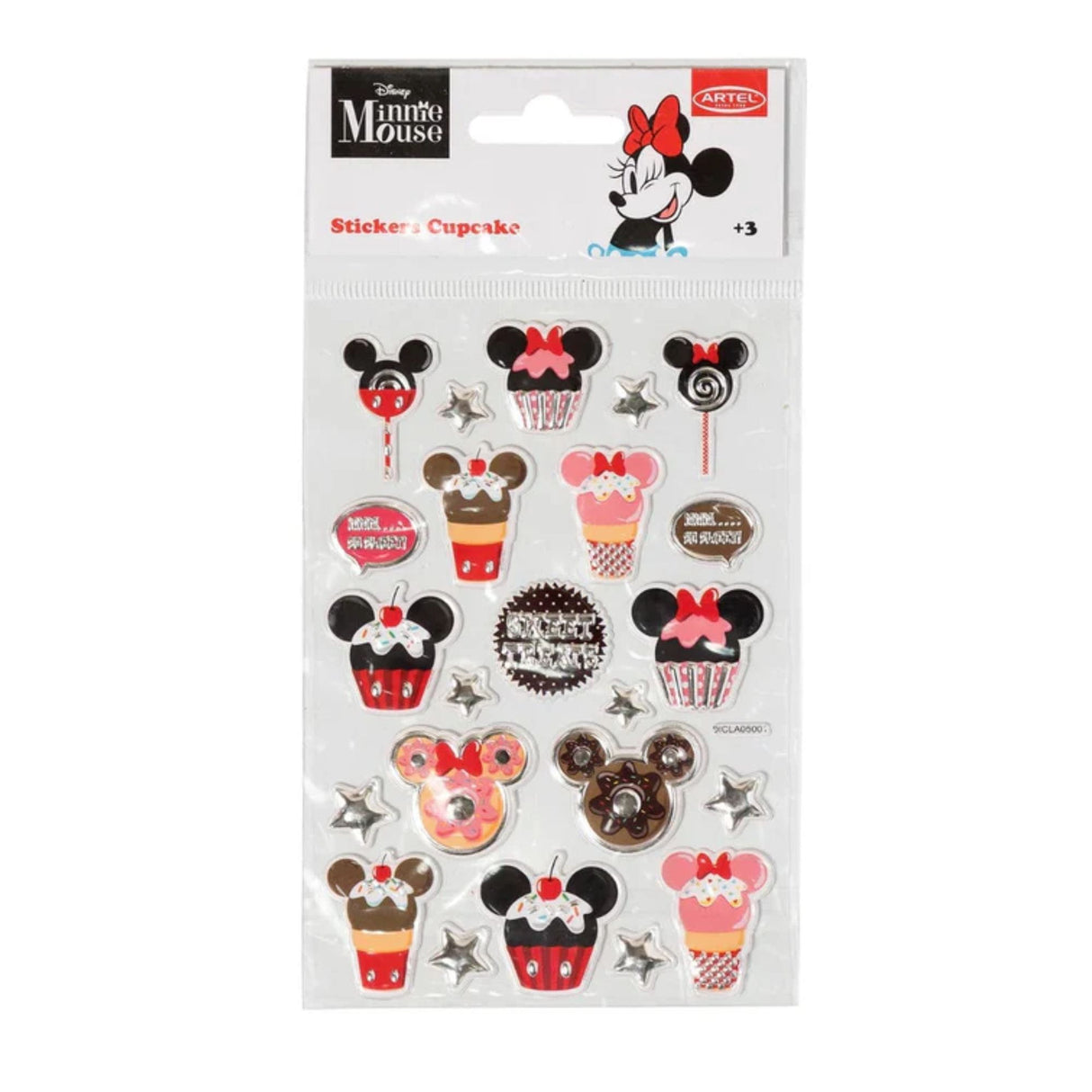 Artel - Stickers Cupcake Minnie