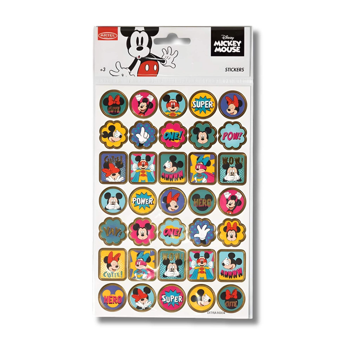 Artel - Stickers Foil Mickey y Amigos
