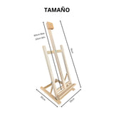 Atril Sobremesa de Madera de Haya con Altura de Soporte Ajustable