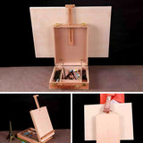 Caja Organizadora de Madera Tipo Maletín con Caballete 32 x 24 cm