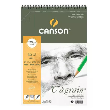 Canson C a Grain - Croquera Sketch 30 Hojas, 125 g/m2