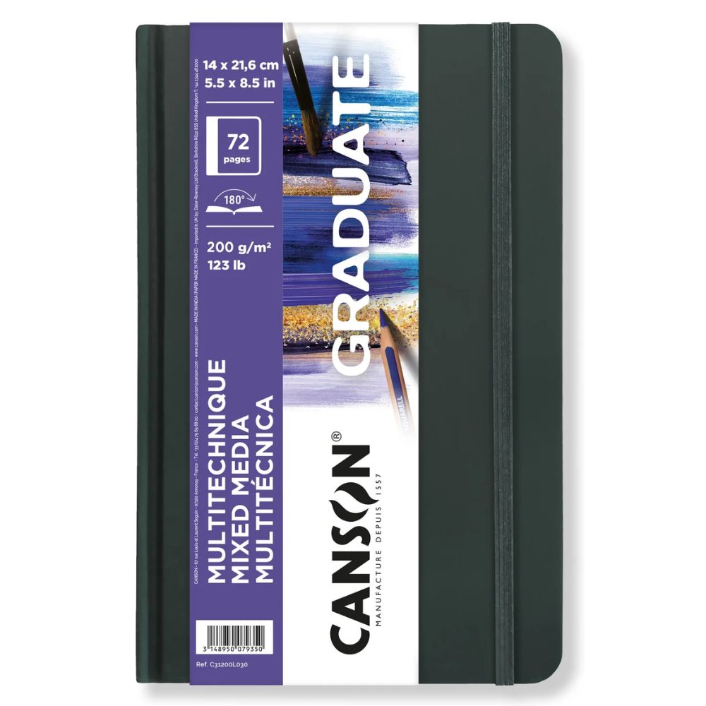 Canson Graduate - Libreta Art Book Mix Media 200 g/m2