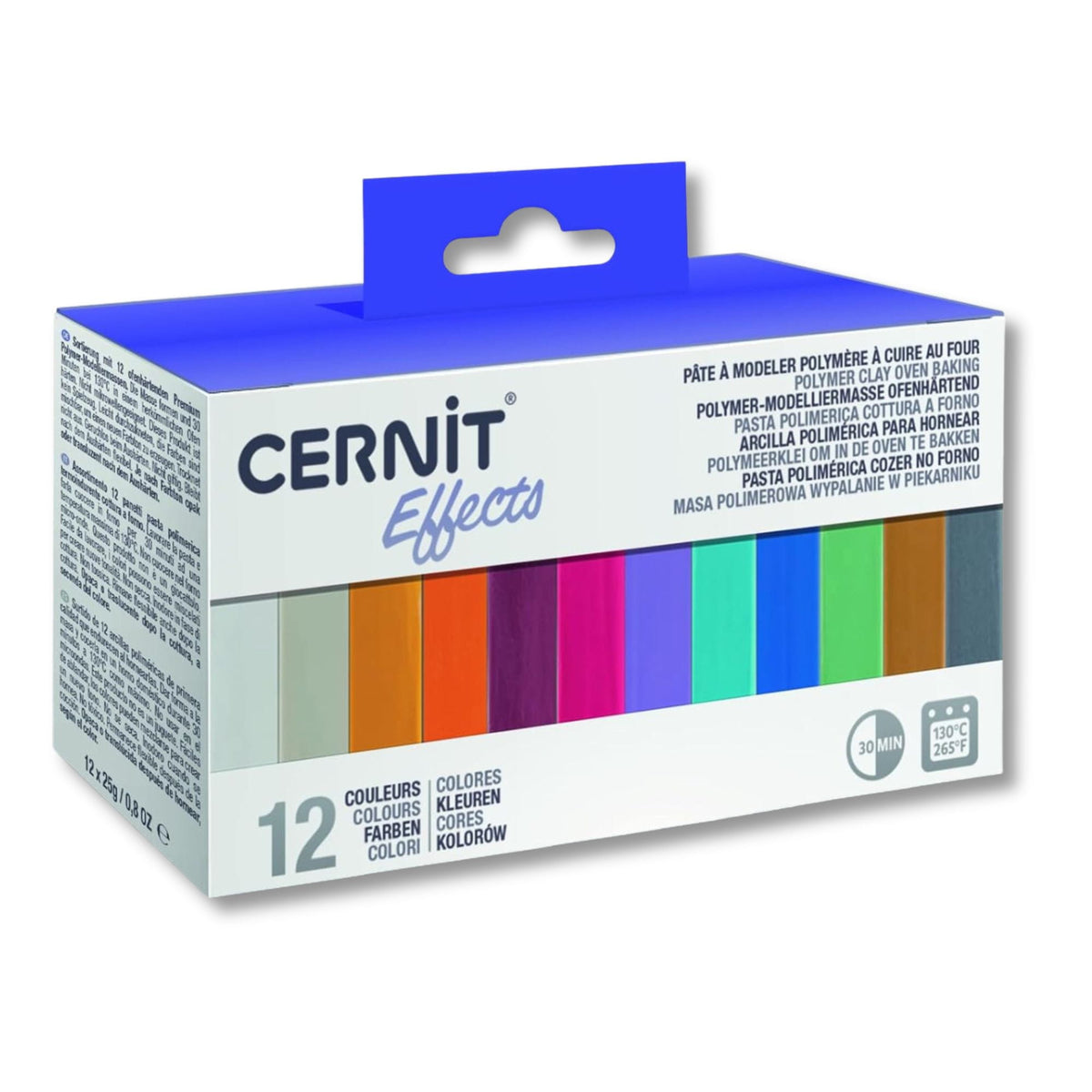 Cernit - Set 12 Arcillas Poliméricas Effects 25 g