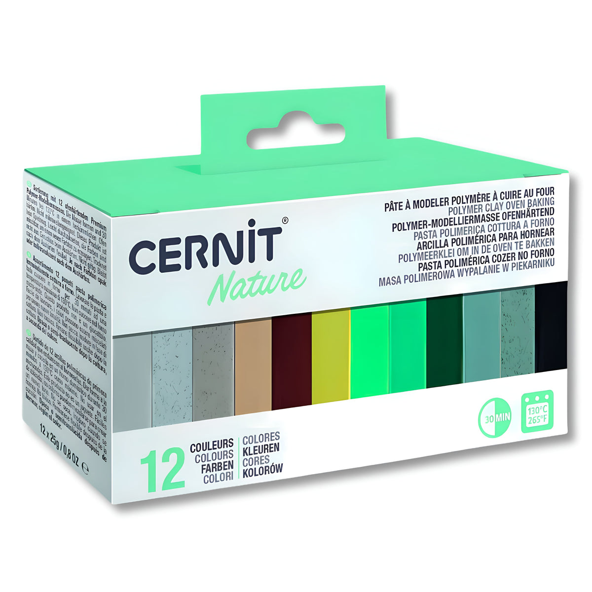 Cernit - Set 12 Arcillas Poliméricas Nature 25 g