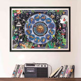 Clementoni - Puzzle 1000 Piezas Compact Astrological Chart 2025 High Quality Collection