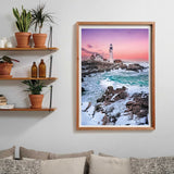 Clementoni - Puzzle 1000 Piezas Compact Furst Snow At Portland Head High Quality Collection