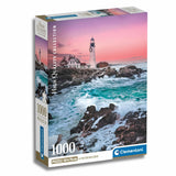 Clementoni - Puzzle 1000 Piezas Compact Furst Snow At Portland Head High Quality Collection
