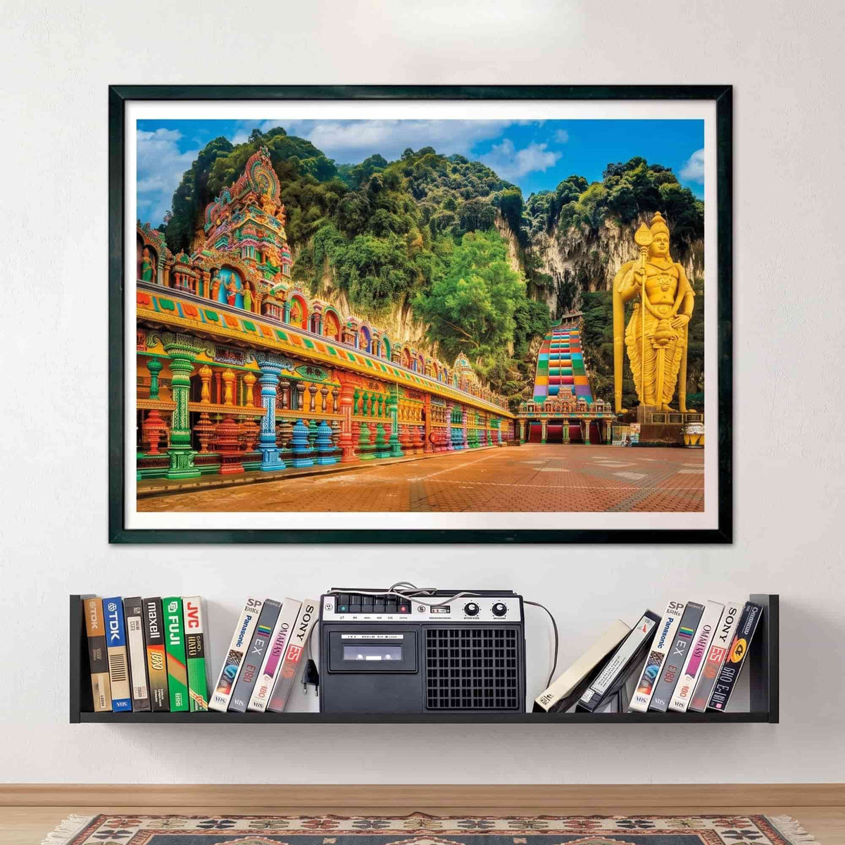 Clementoni - Puzzle 1000 Piezas Compact Painted Batu Caves High Quality Collection