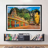 Clementoni - Puzzle 1000 Piezas Compact Painted Batu Caves High Quality Collection