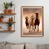 Clementoni - Puzzle 1000 Piezas Compact Running Horses High Quality Collection