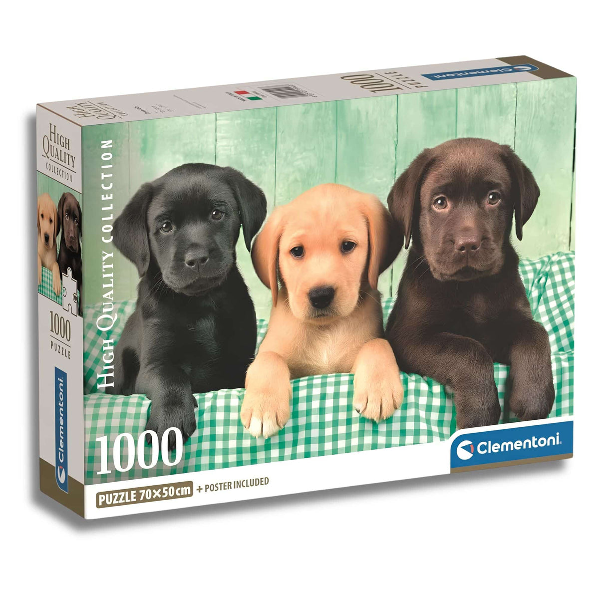 Clementoni - Puzzle 1000 Piezas Compact Three Labs High Quality Collection