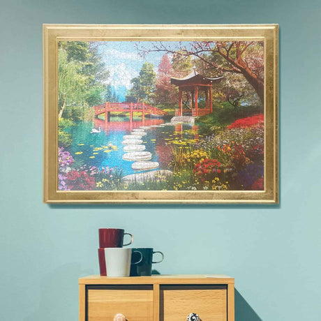 Clementoni - Puzzle 1000 Piezas Fuji Garden High Quality Collection
