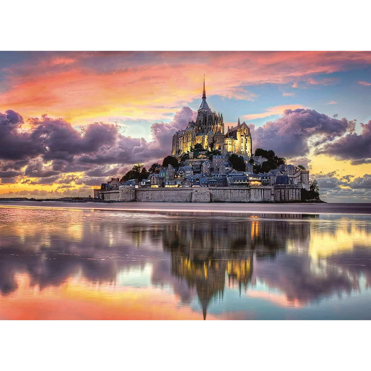 Clementoni - Puzzle 1000 Piezas Le Magnifique Mont Saint-Michel High Quality Collection